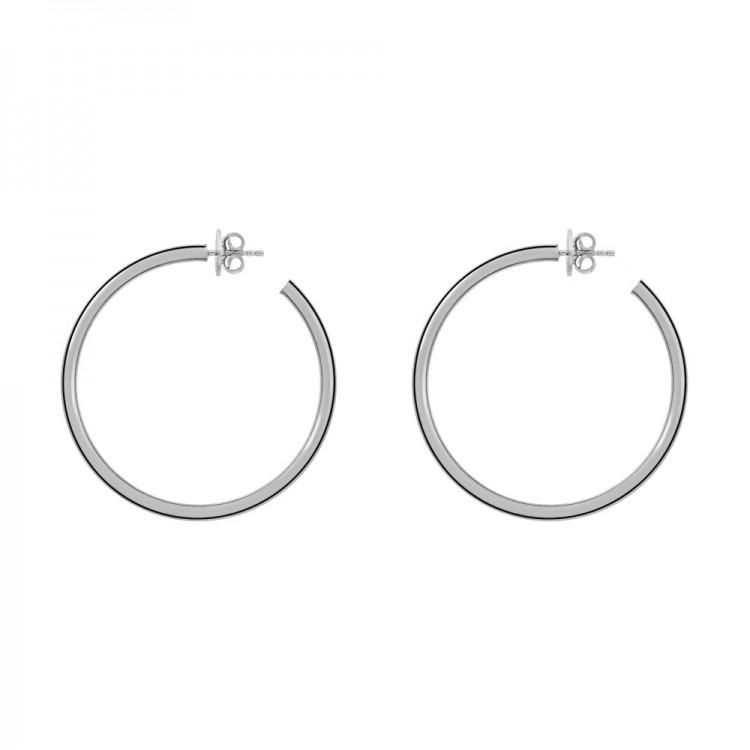 Pendientes de aro de plata de ley de Aristocrazy