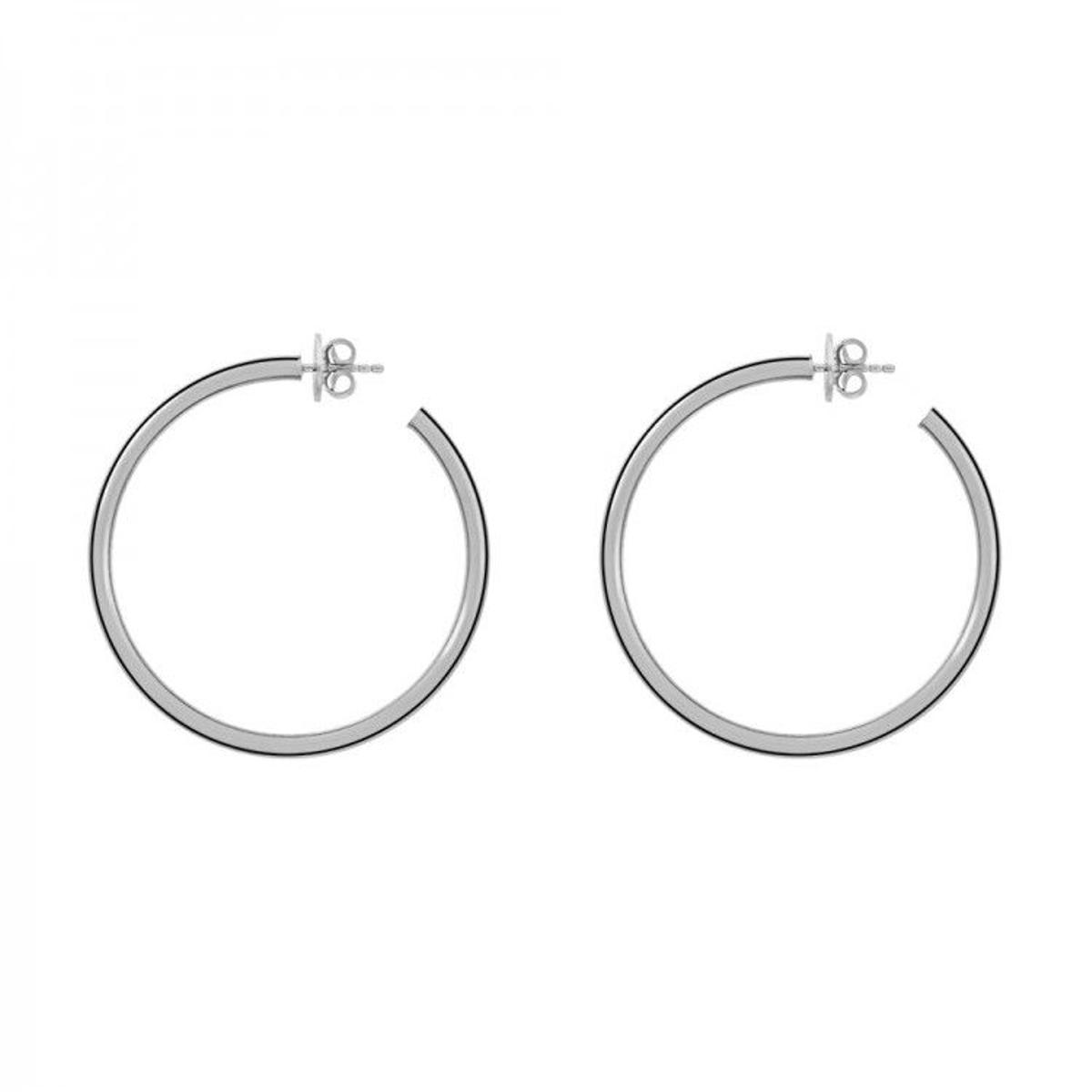 Pendientes de aro de plata de ley de Aristocrazy