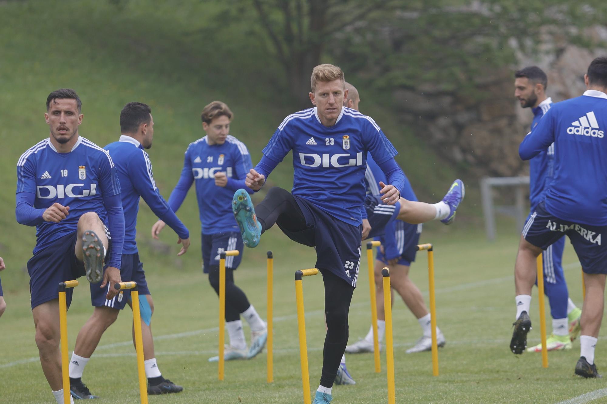 Las imágenes del entrenamiento del Oviedo