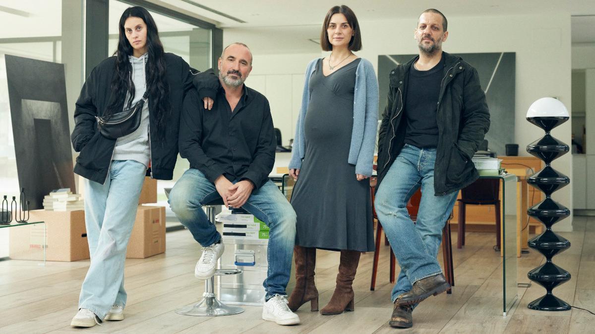 Milena Smit, Pau Freixas, Miren Ibarguren y Rodrigo de la Serna, en Sant Cugat.