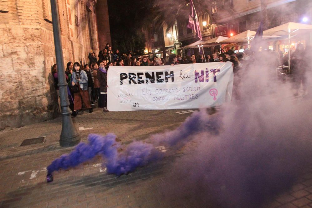 Marcha feminista en València