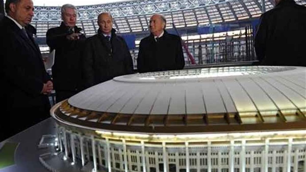 Rusia y FIFA reducen aforo del estadio Luzhnikí, sede de la final mundialista