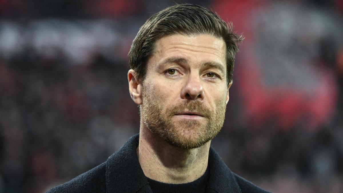 Xabi Alonso, durante el partido entre el Leverkusen y el Bayern