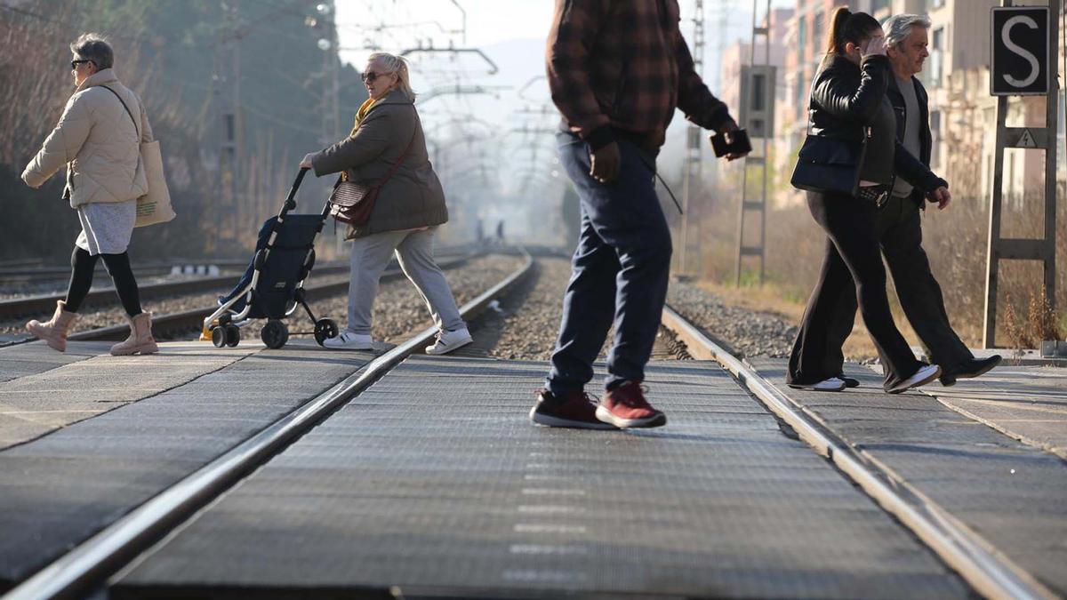 Acto de presentación del inicio de las obras para el soterramiento de las vías del tren de la R2 de Rodalies en Montcada i Reixac