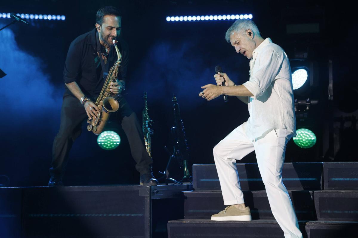 La energía y la nostalgia de Sergio Dalma reinan en la Axerquía