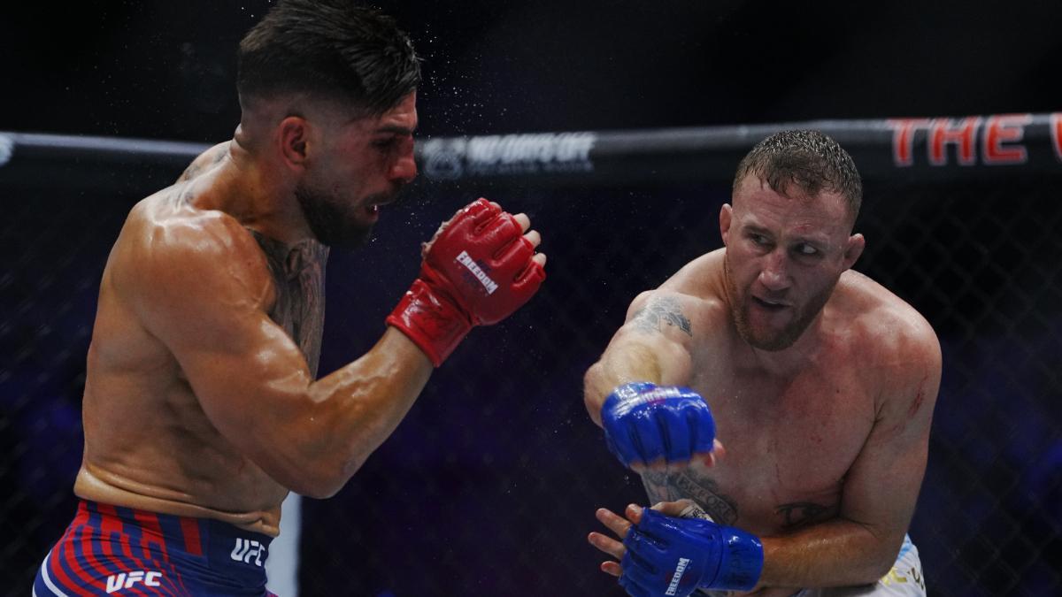 Así convirtió gaethje el sueño americano de Topuria en pesadilla