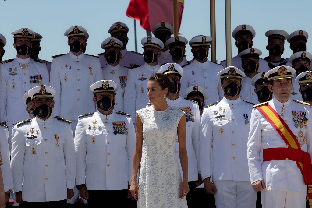 Así ha sido la visita de la reina Letizia a Cartagena