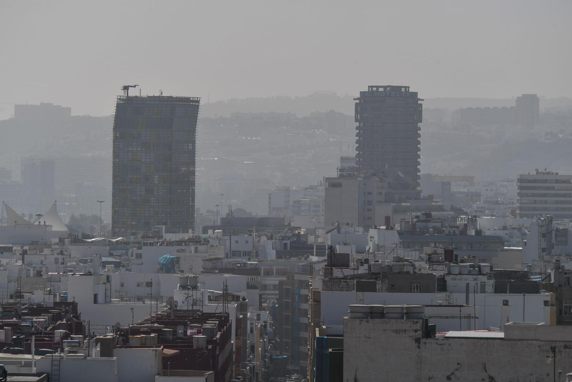 Calima en Las Palmas de Gran Canaria (29/12/2021)