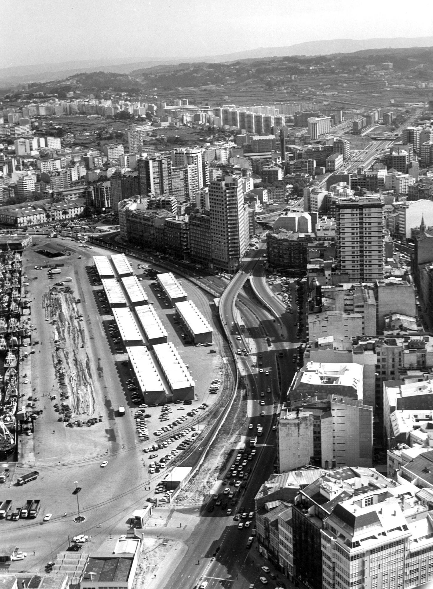 La avenida de Alfonso Molina en 1980