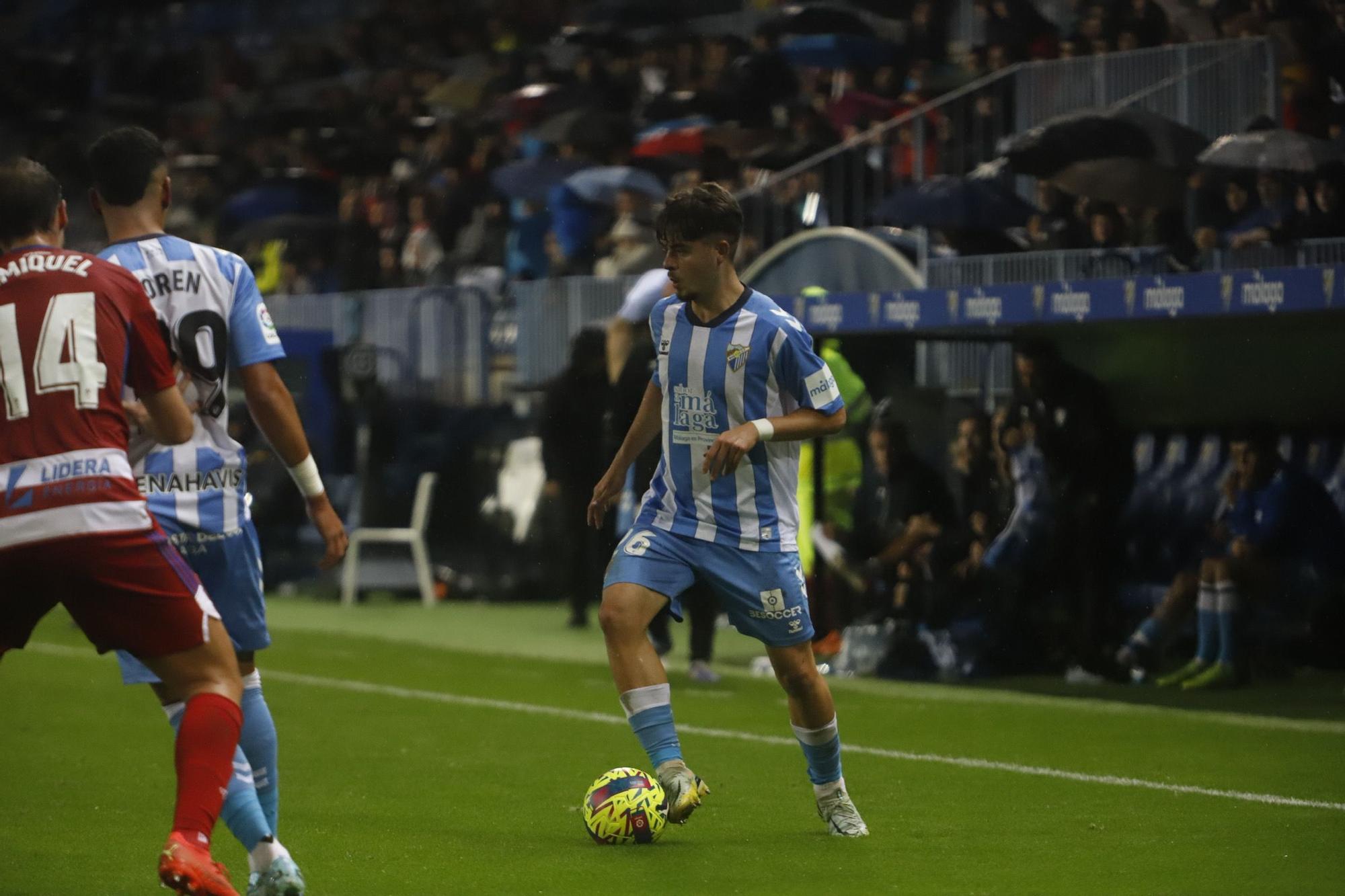 El Málaga CF - Granada CF, en imágenes