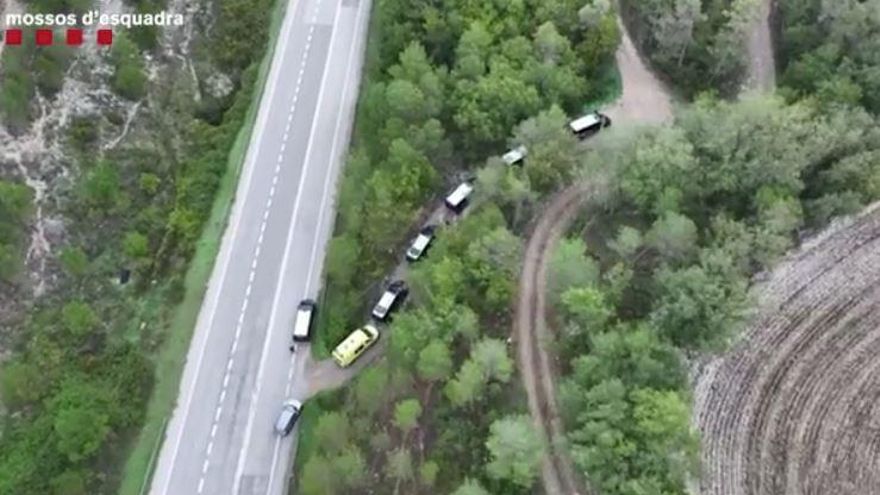Els dos detinguts dimarts a l'Anoia per robatoris passaven la nit amagats al bosc després dels fets