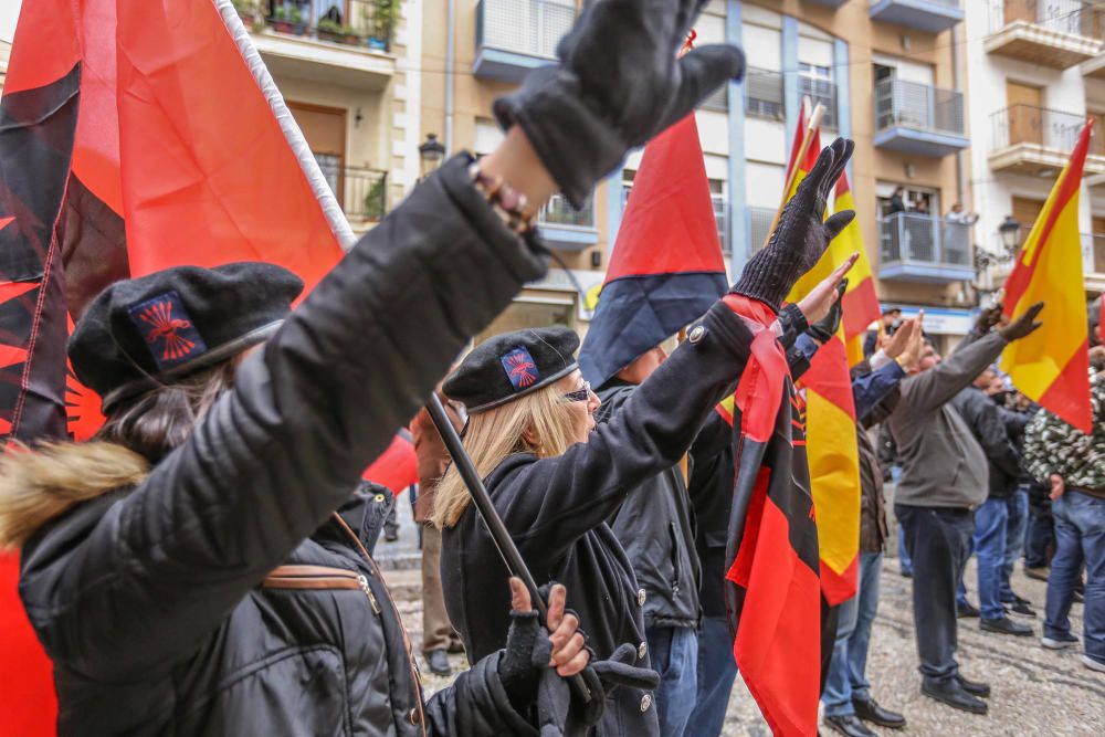 La Falange, en la manifestación en Callosa