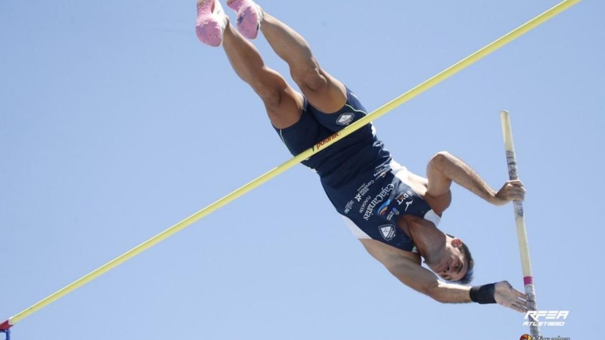 David Delgado, subcampeón en los 400 metros vallas