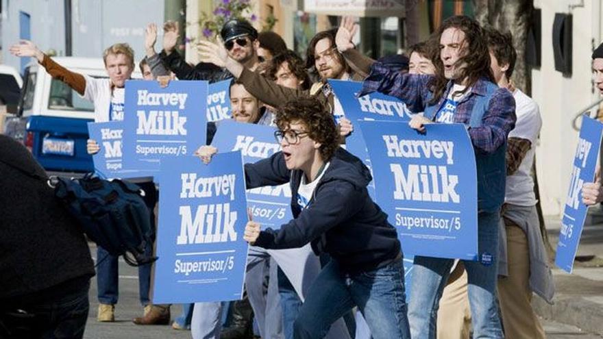 Fotograma de la película &#039;Harvey Milk&#039;, que se proyectará el próximo martes en el marco de la jornada del Orgullo LGTBI en Vila-real.