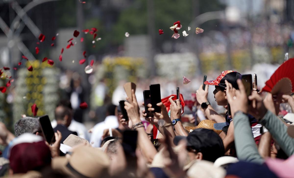 Madrid. 07.06.2026. Santa Misa en Cibeles oficiada por el Papa León XIV.