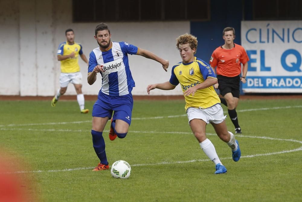 El partido entre el Real Avilés y Mosconia, en imágenes