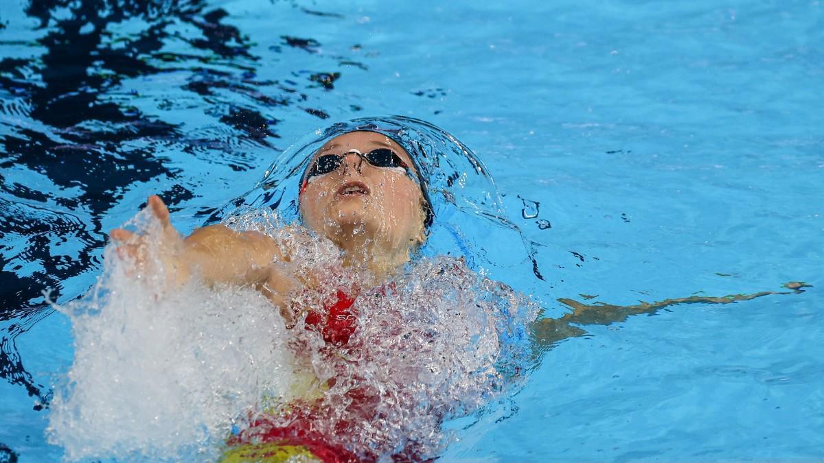 Carmen Weiler, durante la prueba