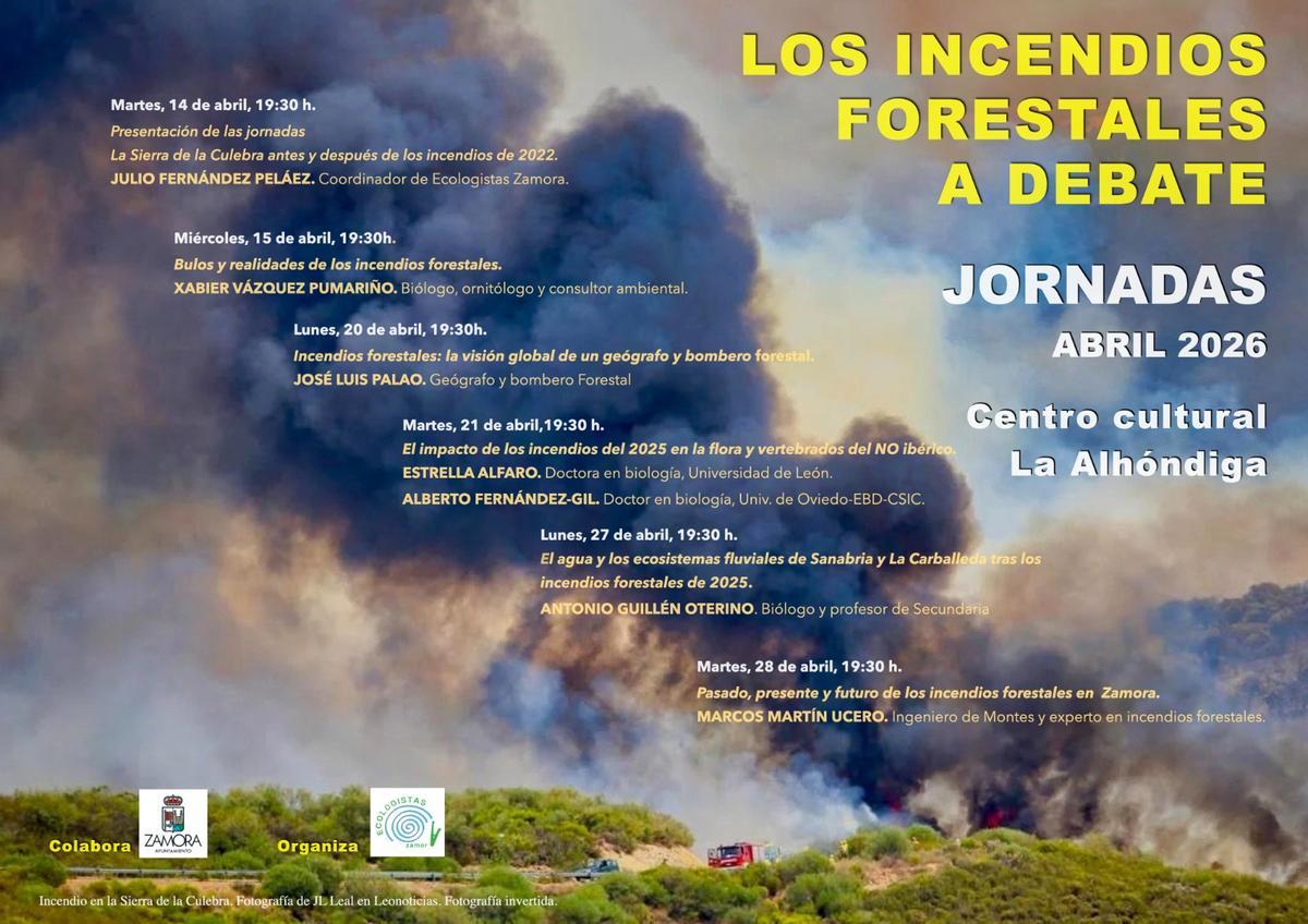 Programa de las jornadas de incendios forestales