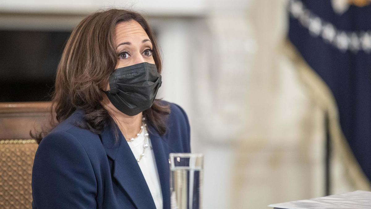 La vicepresidenta Kamala Harris.