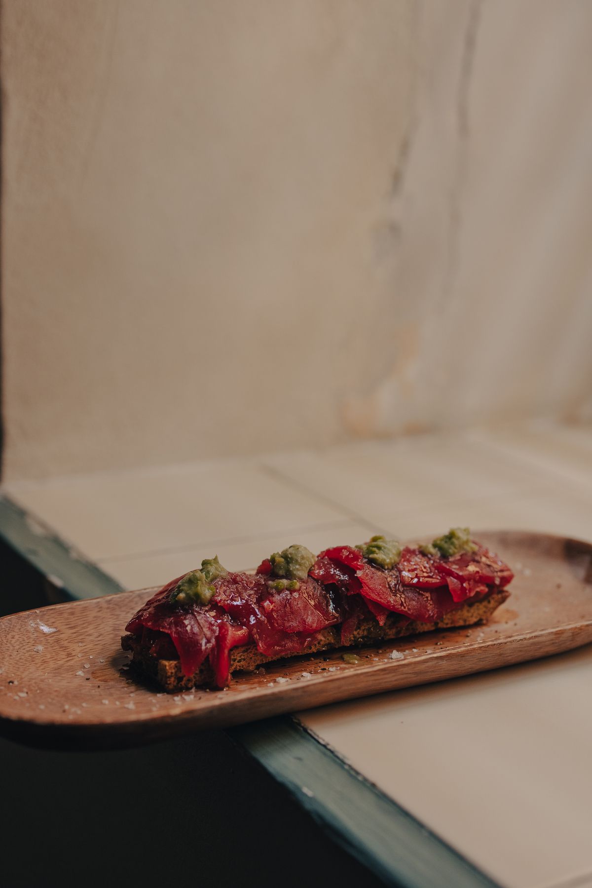 Así es y esto se come en el restaurante Open de Alicante