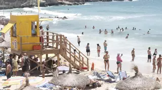 Reabren las playas de Palma pero se siguen analizando las aguas evacuadas por los torrentes tras las lluvias