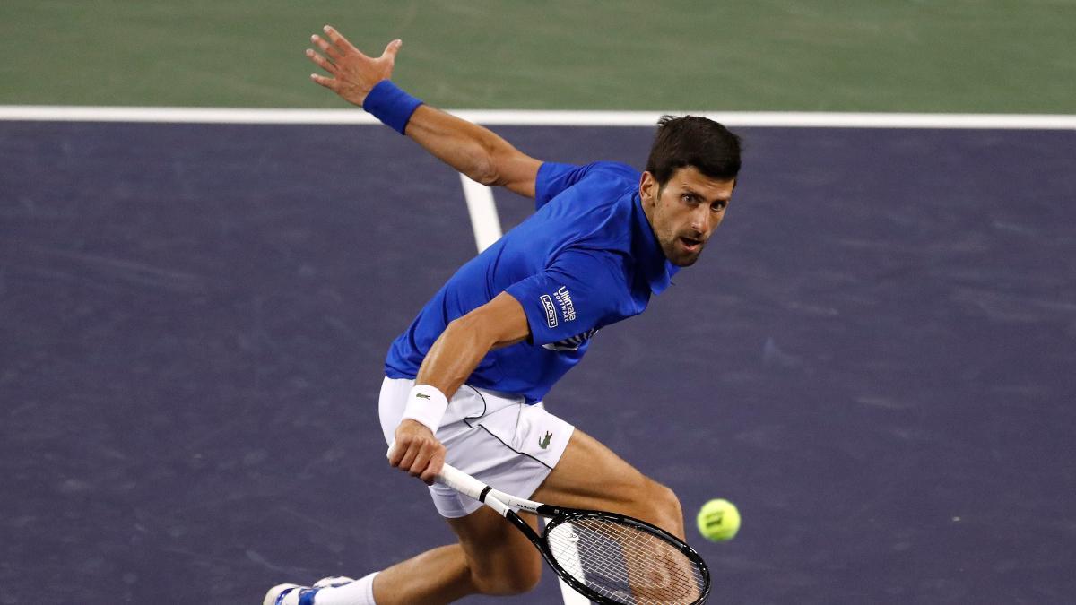 Novak Djokovic, en su último Indian Wells