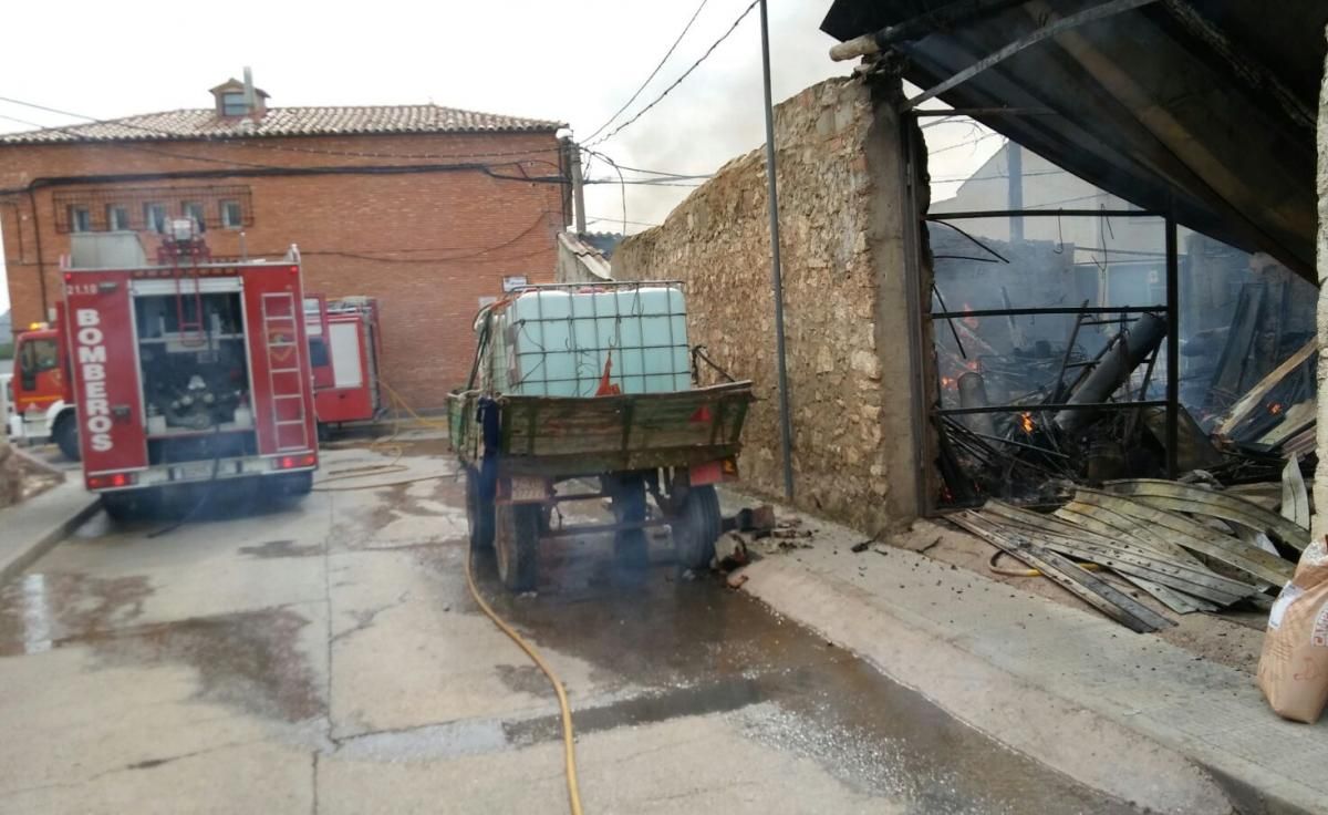 Incendio en Lumpiaque