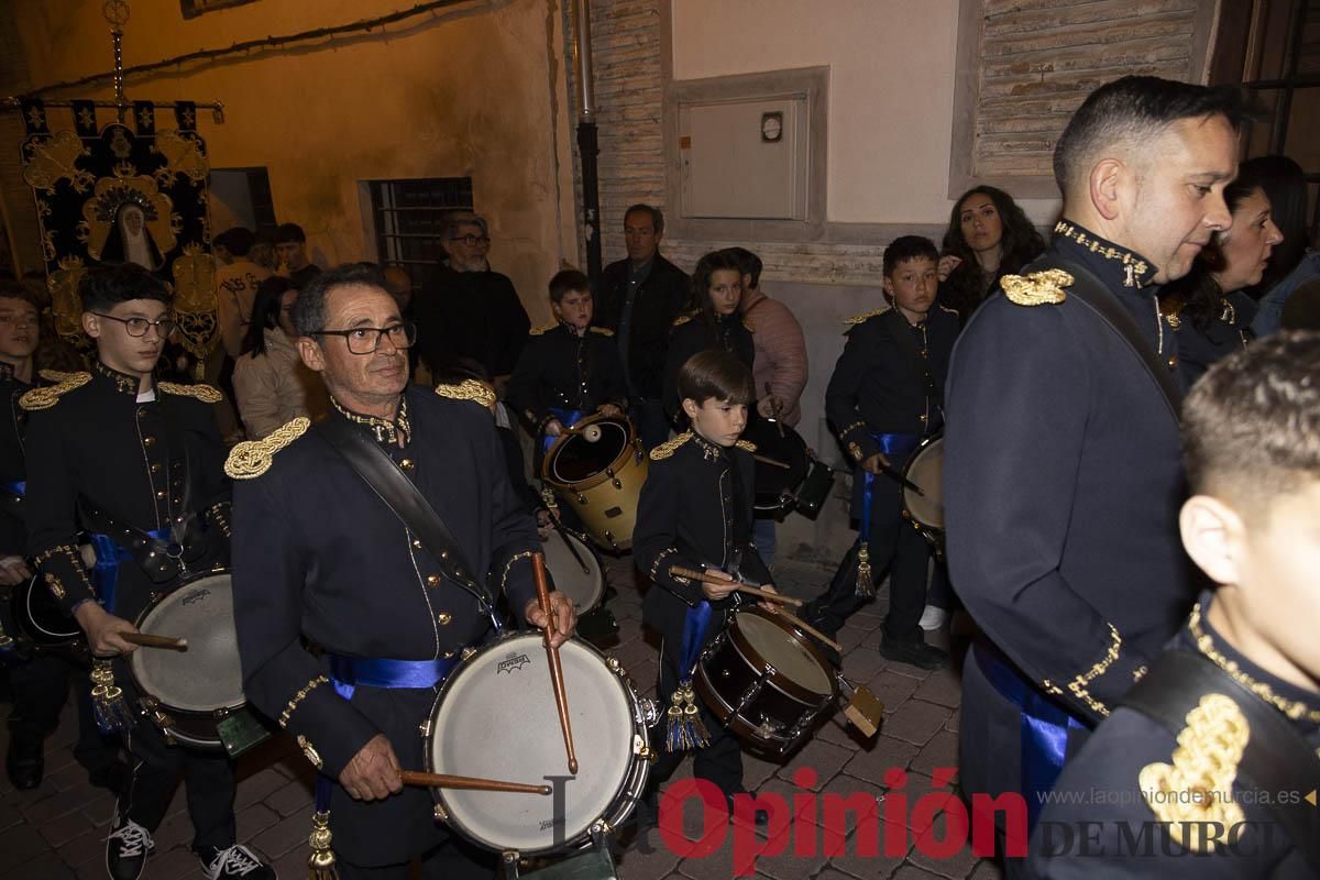Los niños toman las calles de Caravaca en la procesión de Lunes Santo