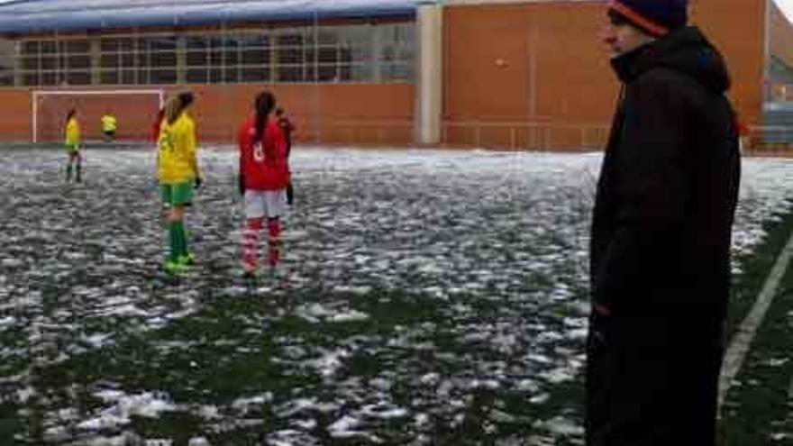 Nacho Merino debutó en el banquillo del Amigos del Duero B el pasado domingo en León.