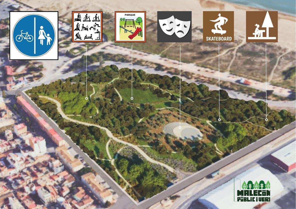 Propuesta para un Malecón público y verde.