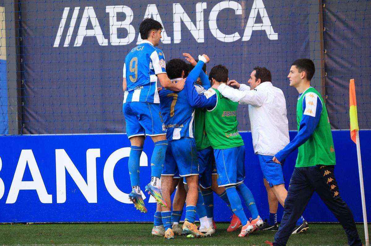 El Dépor juvenil vence al Hortaleza (3-1) y avanza en la Copa del Rey