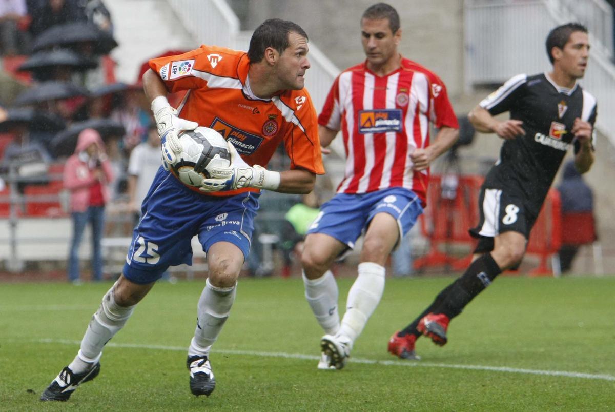 Jorquera, en acció durant el partit decisiu per la salvació a Segona del 2010 contra el Múrcia