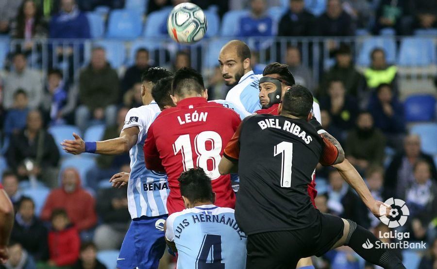 Partido del Málaga CF - Fuenlabrada en La Rosaleda.