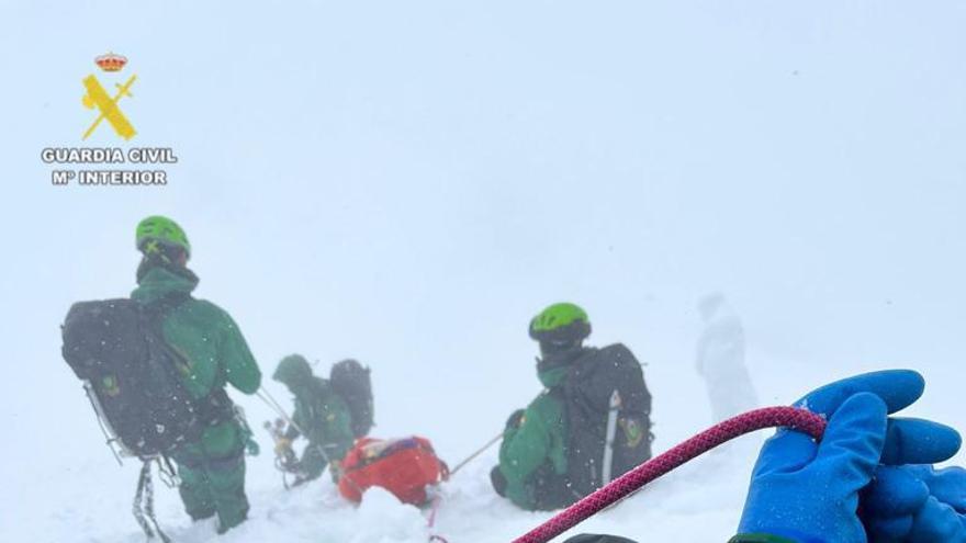 Así ha sido el rescate a un montañero en Benasque