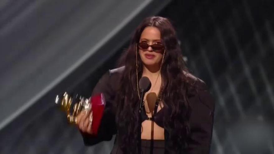 Rosalía arrasa en los Grammy Latinos