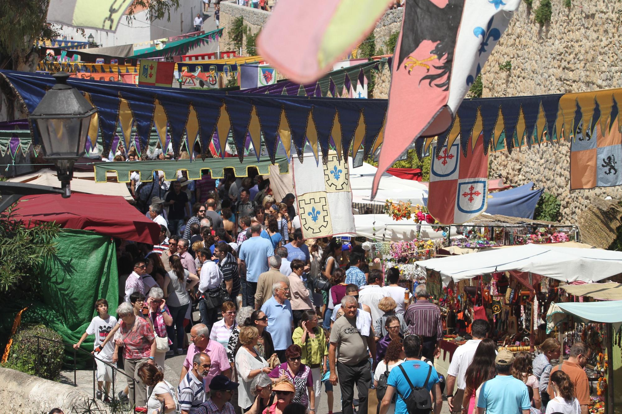 Edición de 2013 de la Feria Medieval de Ibiza.