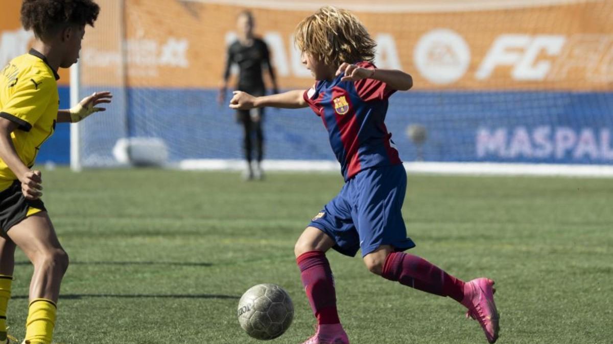 Johann Oriol destaca por su atrevimiento en el Infantil B