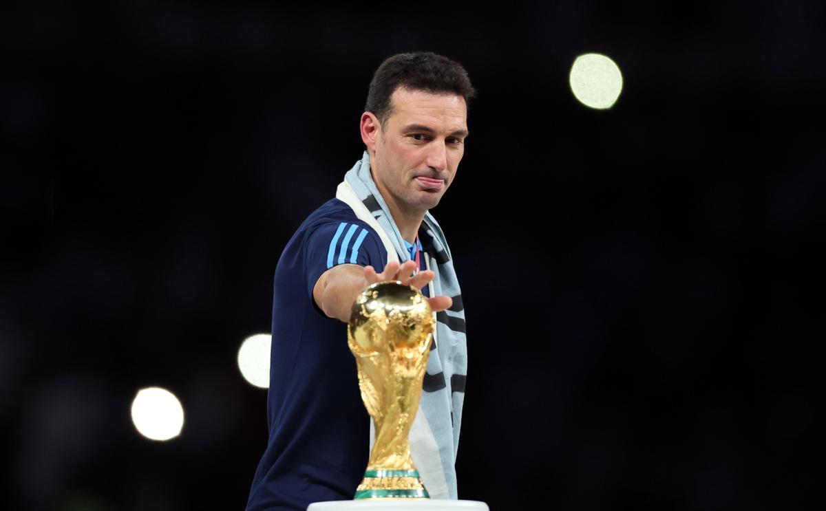 Scaloni: &quot;No estaba en mis planes ser campeón pero somos justos vencedores&quot;