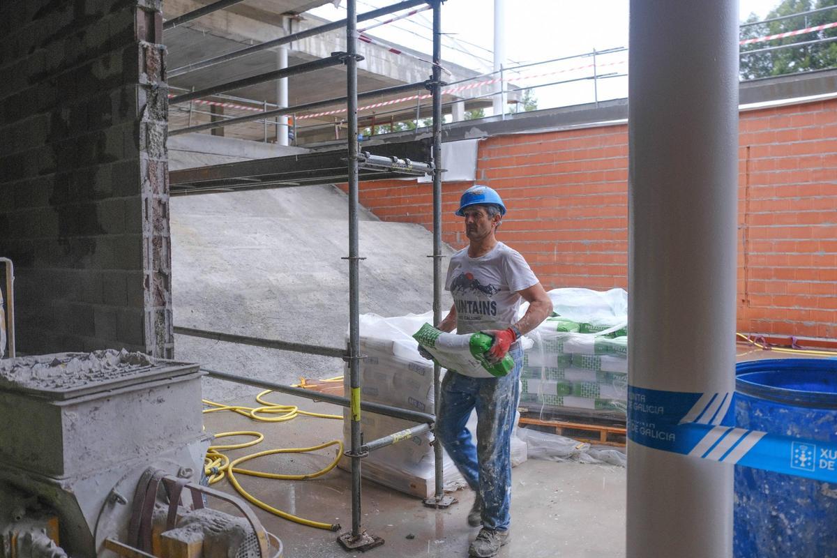 Las obras del nuevo CEIP de O Milladoiro