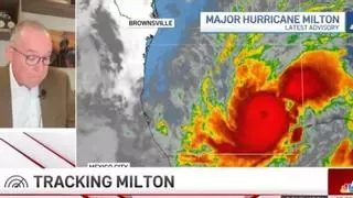 Un meteorólogo rompe a llorar en directo por la alerta del huracán Milton: "Esto es horrible"