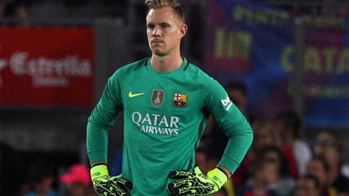 Ter Stegen dejó la portería a cero en su debut en la Liga