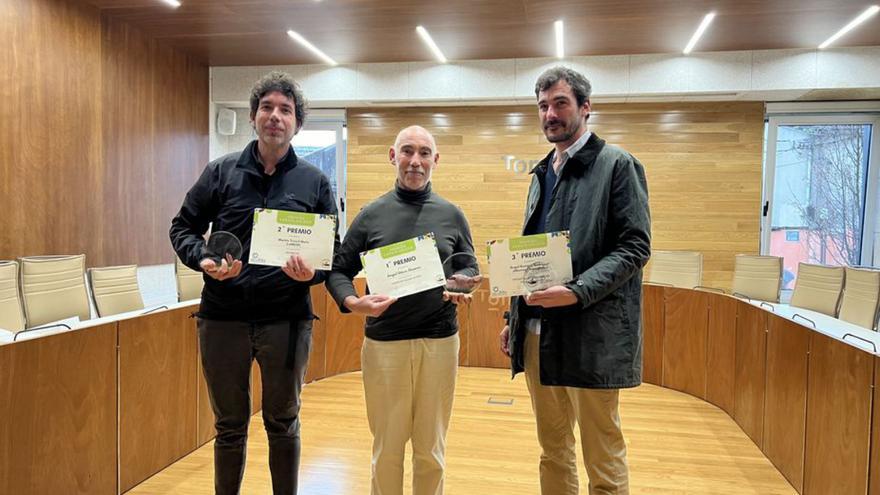 Los ganadores, Martín Toimil, Ángel Otero y Ángel Romero.  | // D.P.