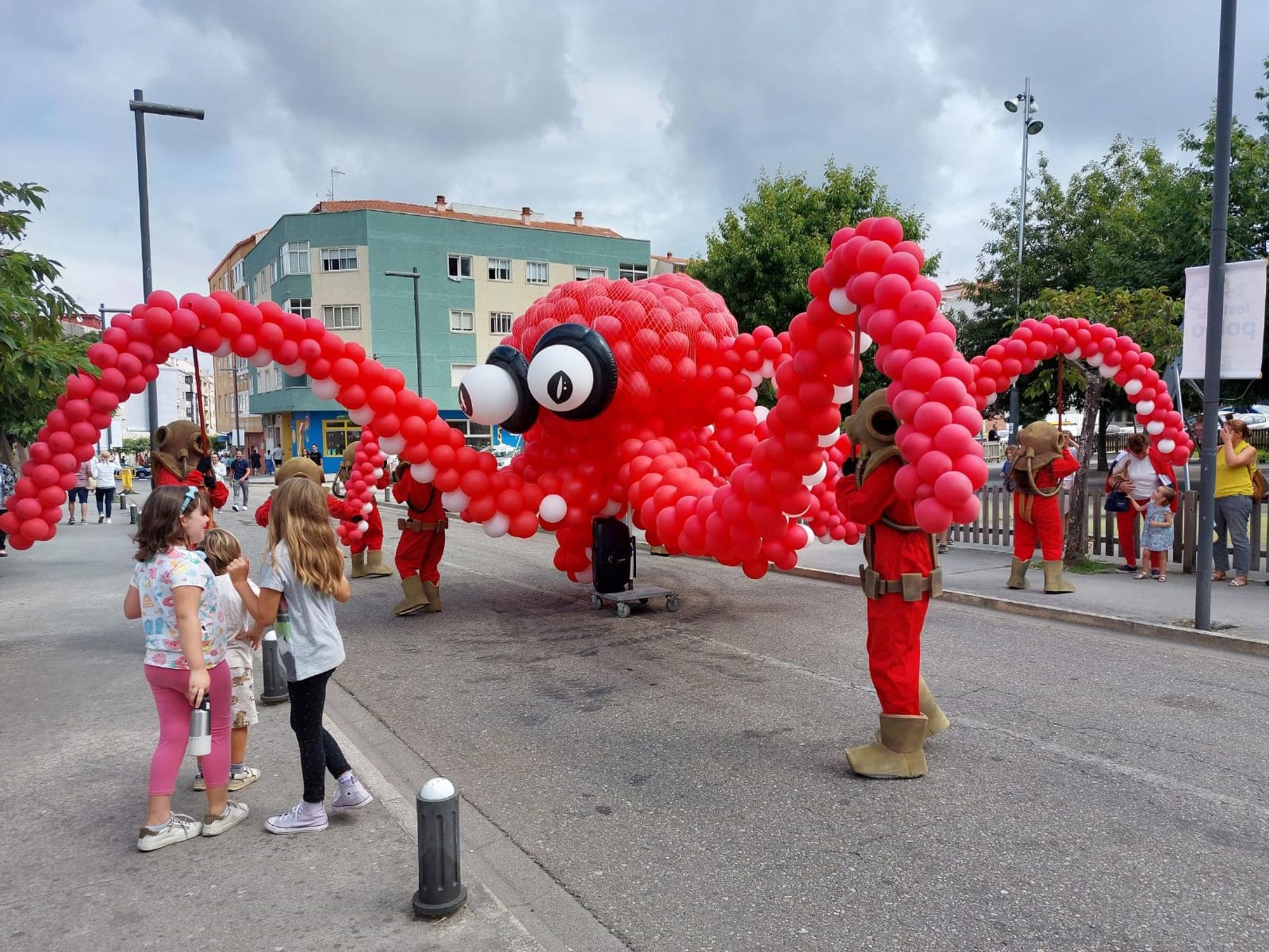 El desfile del "polbo xigante" de Bueu