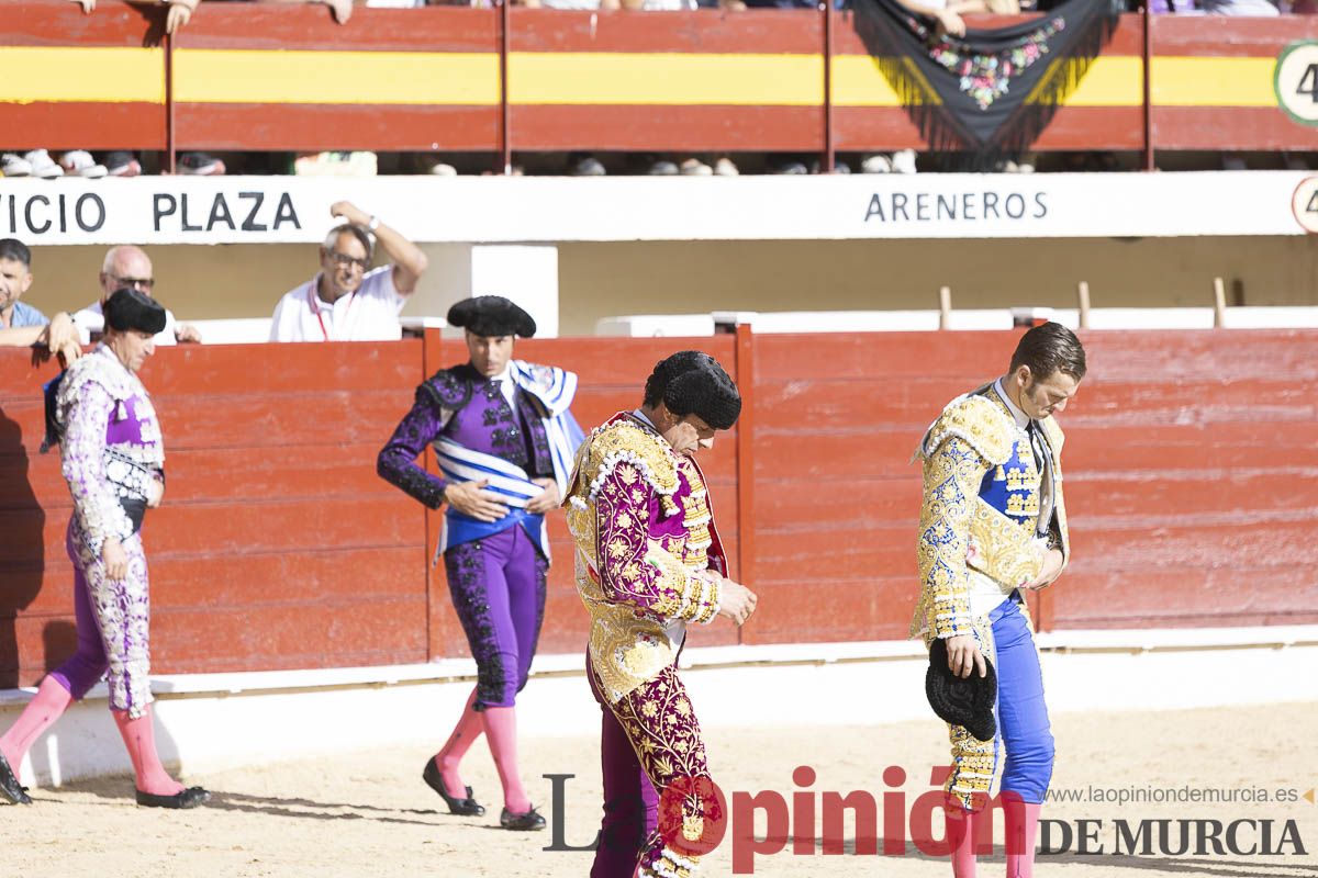 Corrida de toros en Abarán (El Fandi, Emilio de Justo, El Payo)