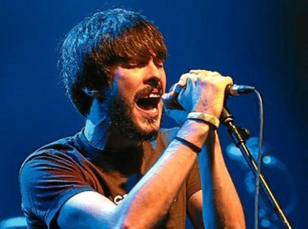 Pucho, cantant de Vetusta Morla, divendres a Razzmatazz.