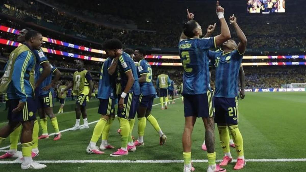 Los 'cafeteros' celebran el triunfo en su estreno en el Mundial de 2026