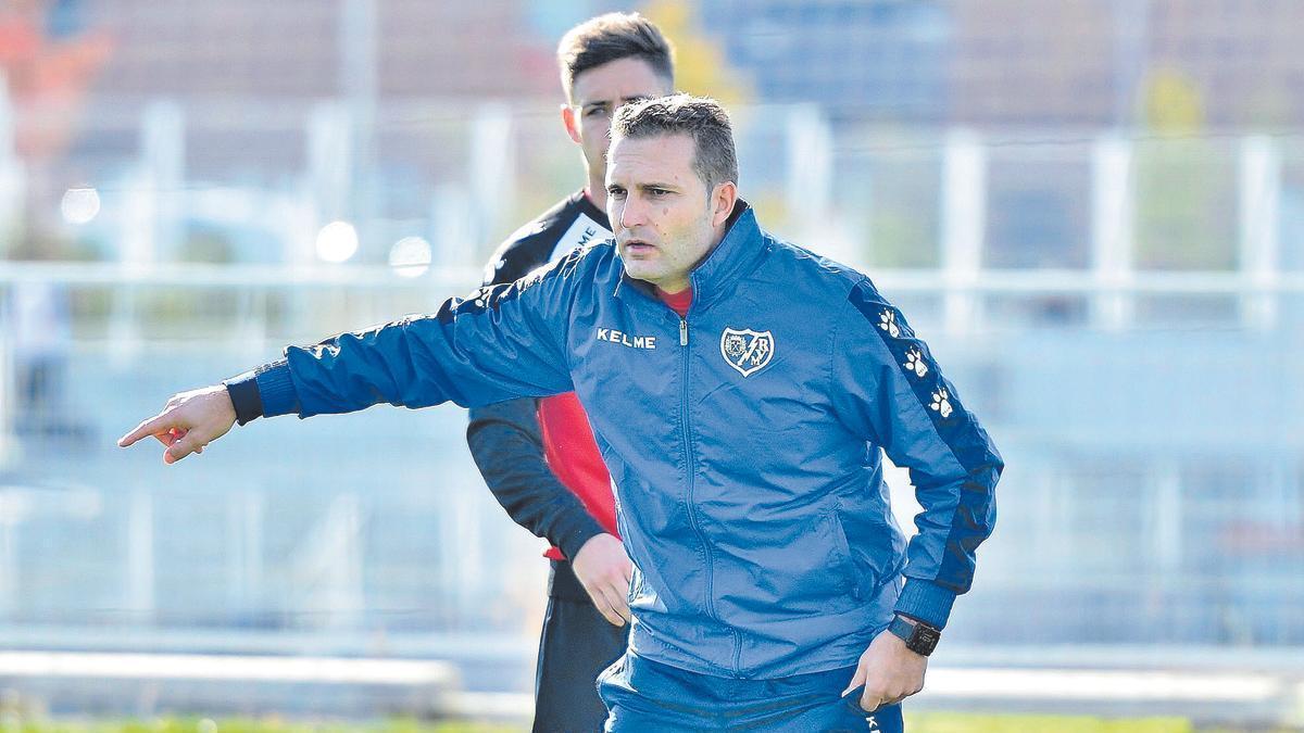 Rubén Baraja como entrenador del Rayo Vallecano