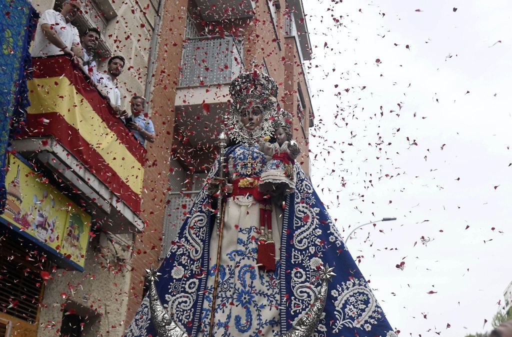 Romería de Murcia: Misa previa y primer tramo del recorrido