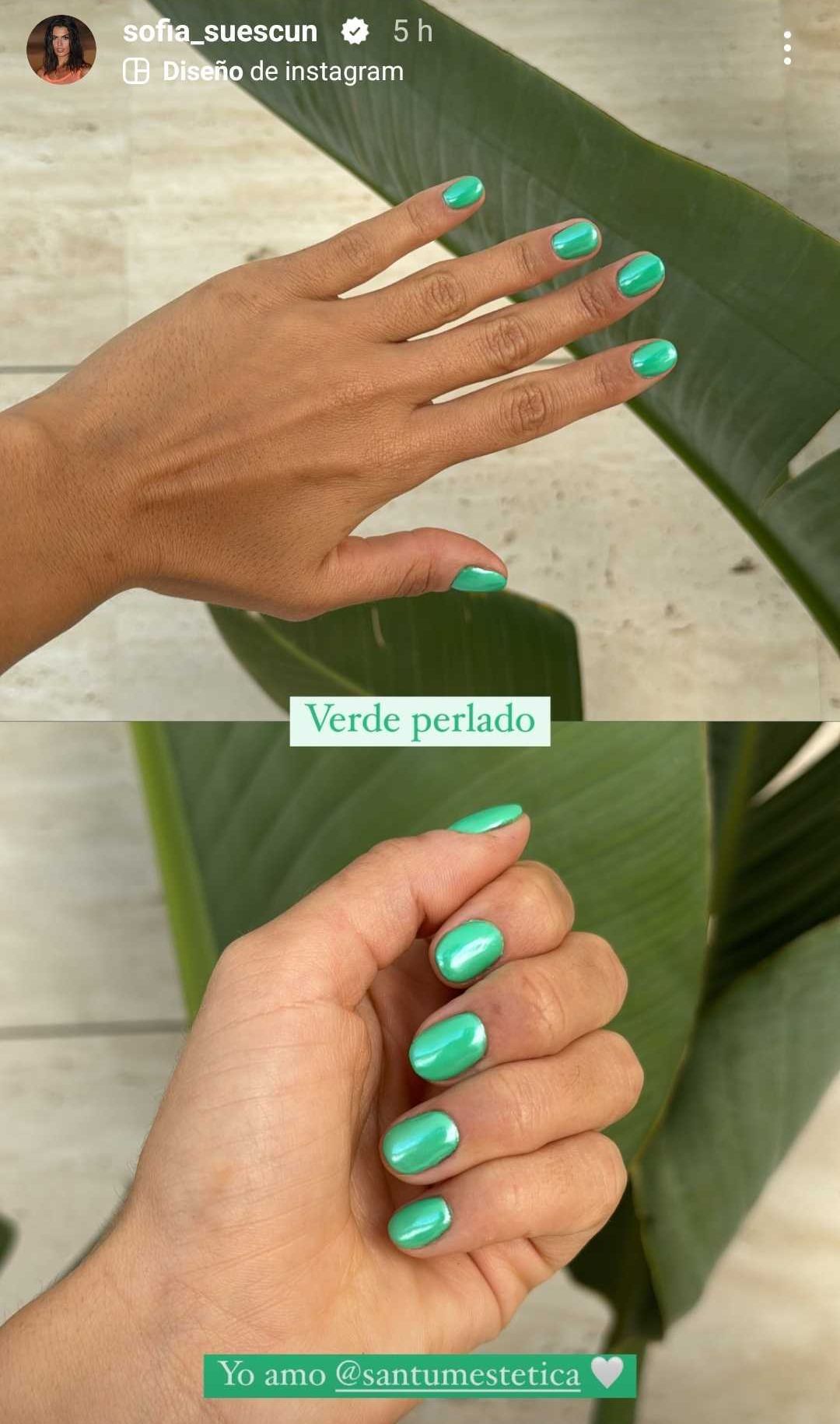 Manicura de Sofía Suescun