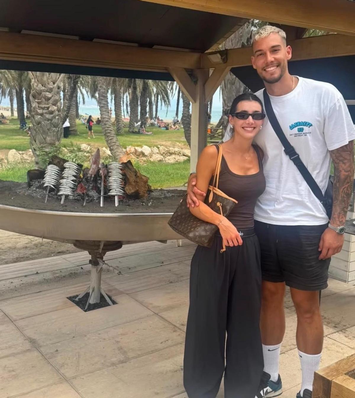 Willy Hernangómez ya disfruta de su estancia en Málaga tras su fichaje por el Unicaja.
